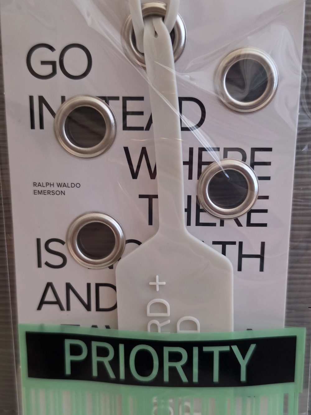 Cloth & PAPER Luggage Tag + Card SET! BRAND NEW!